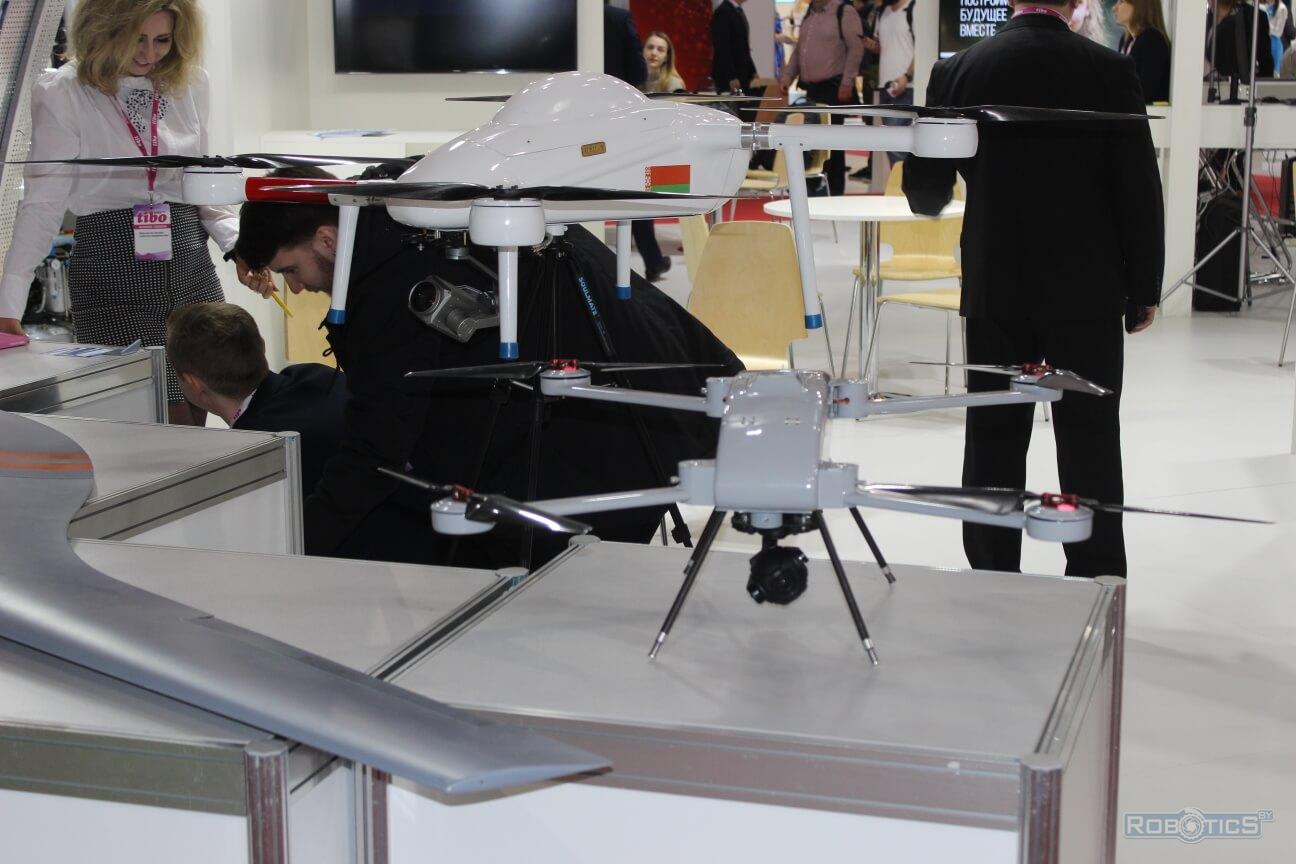 Unmanned aerial vehicles at the "TIBO-2019" exhibition