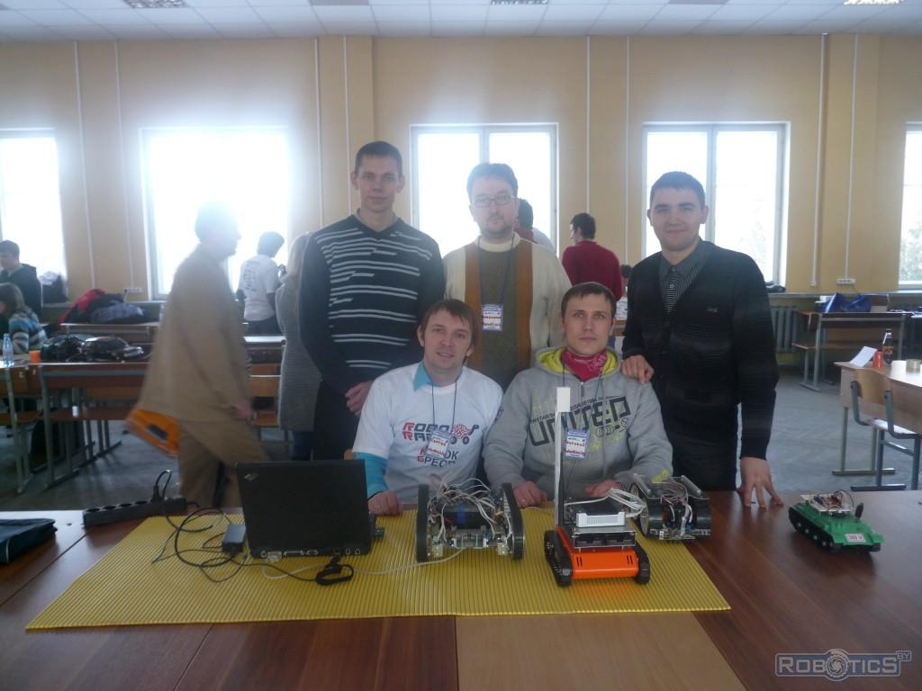 Participants from the team "robotics.by".
